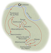 Tuscany Italy Map